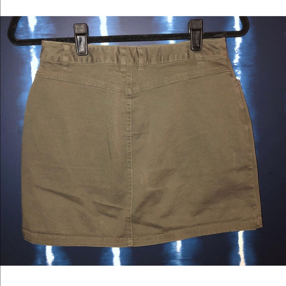 Green skirt